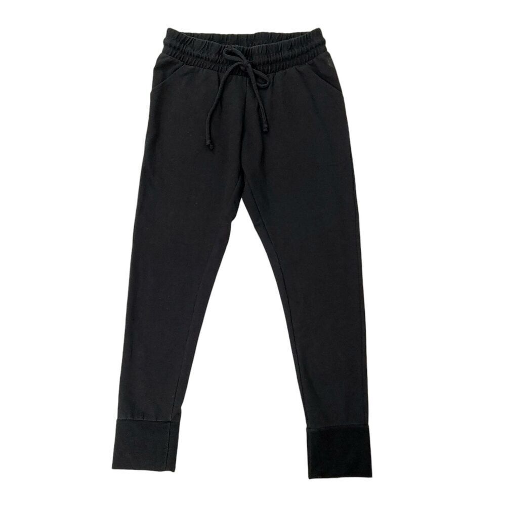 Free People Movement Jogger Pants Womens Medium Black Comfort Skinny Lounge
